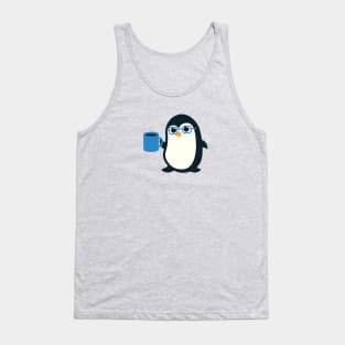 Cute Penguin Nerd Tank Top